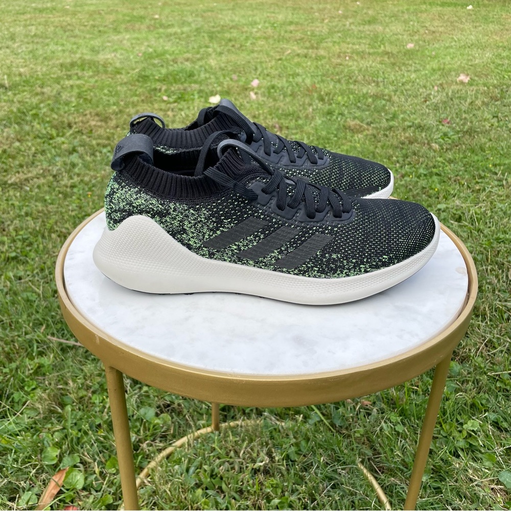Adidas Purebounce+ F36686 black white green men’s size 10